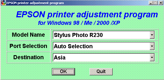 Cara Reset Printer Epson R220, R230 Blinking